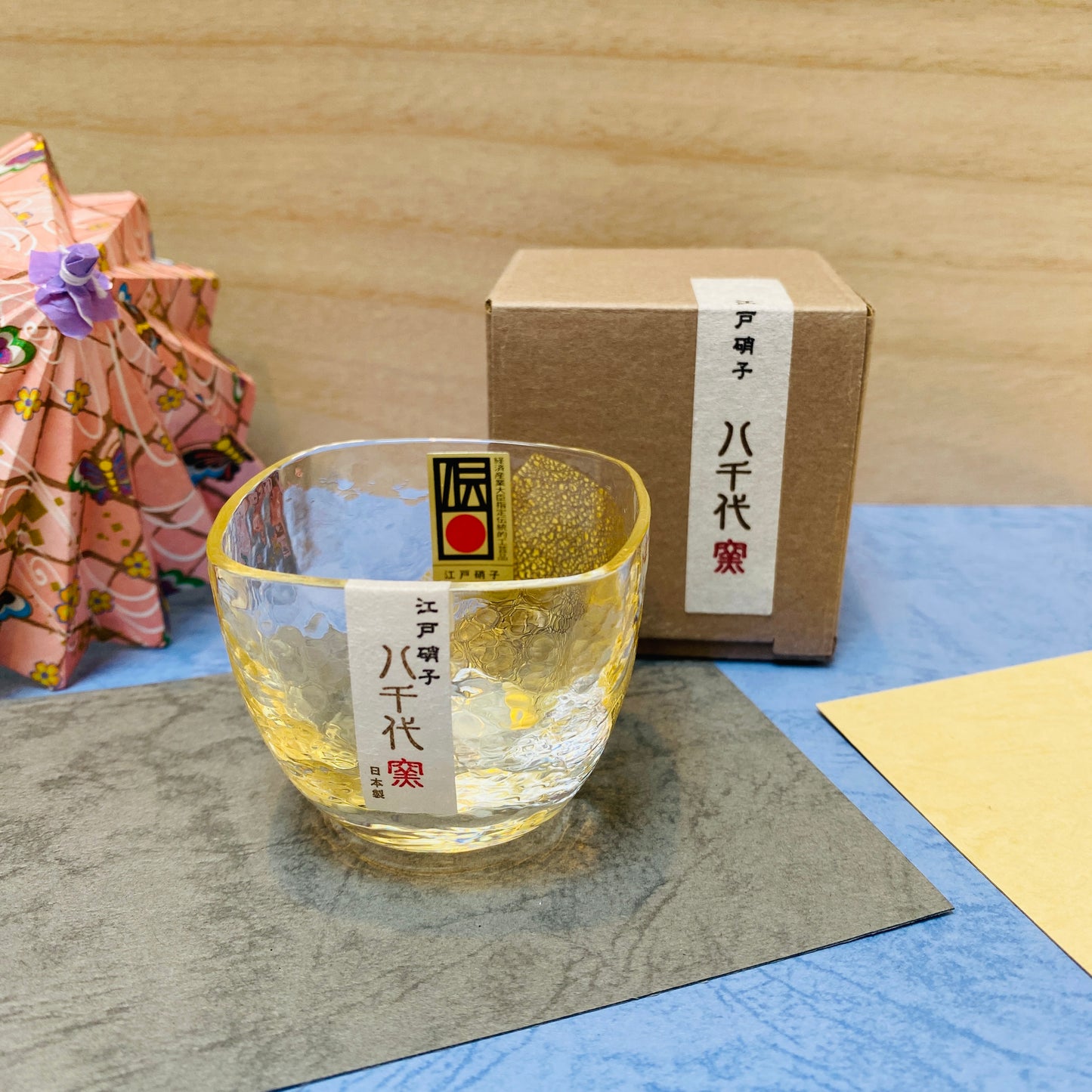 佐々木ガラス 江戸硝子 八千代釜 冷酒杯